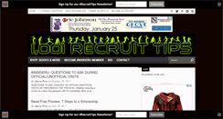 Desktop Screenshot of 1001recruittips.com